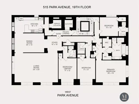 515 Park Avenue, #19FL