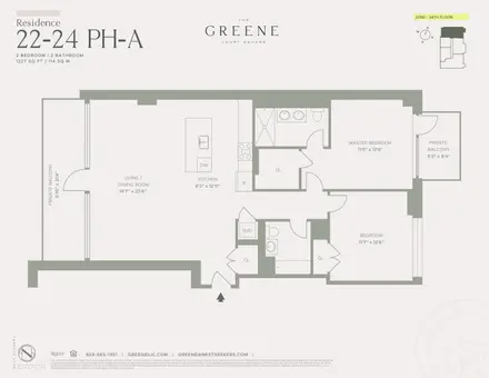 Greene, 45-30 Pearson Street, #PH3A