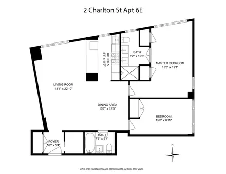 Charlton House, 2 Charlton Street, #6E