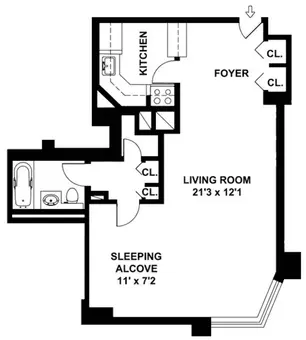 The Churchill, 300 East 40th Street, #3L