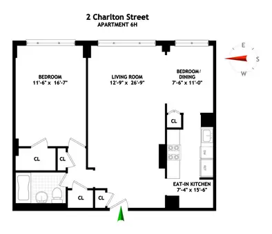 Charlton House, 2 Charlton Street, #6H