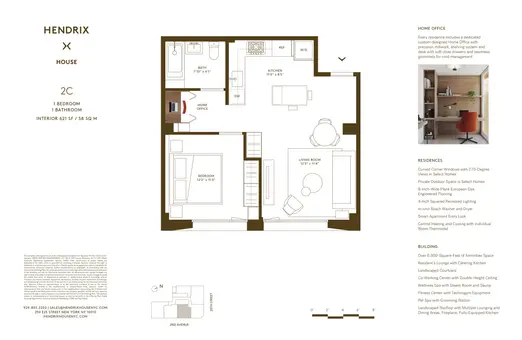 Hendrix House, 250 East 25th Street, #2C