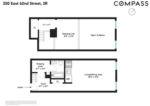 The Beekman Condominium, 350 East 62nd Street, #2R