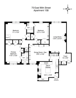 70 East 96th Street, #15B