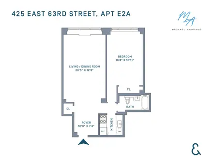 The Royal York I, 425 East 63rd Street, #E2A