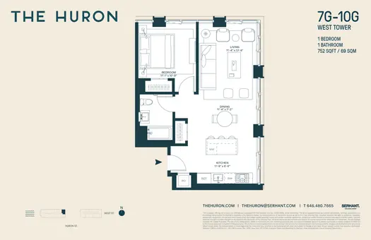 The Huron, 29 Huron Street, #8GW