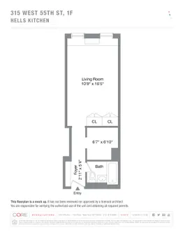 315 West 55th Street, #1F