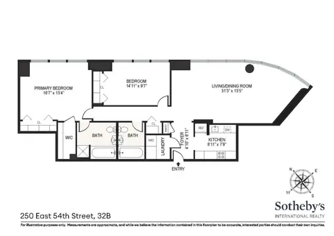 The Mondrian, 250 East 54th Street, #32B