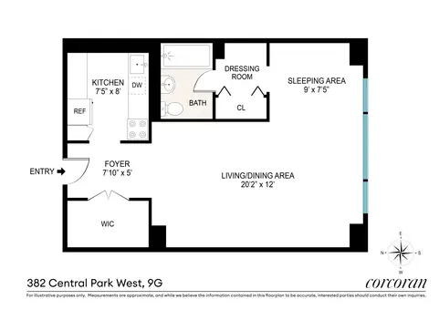 The Olmsted, 382 Central Park West, #9G