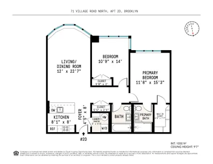 Village Terrace Condominiums, 71 Village Road North, #2D