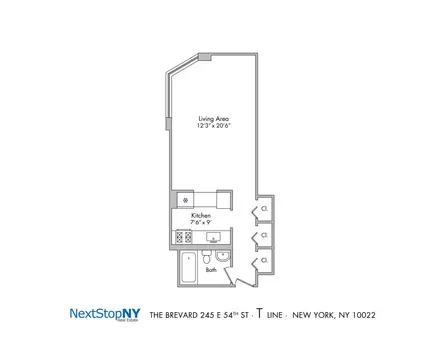 The Brevard, 245 East 54th Street, #28T