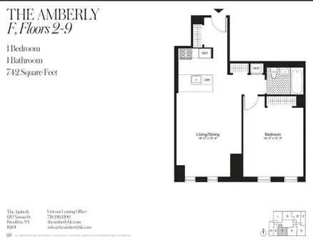 The Amberly, 120 Nassau Street, #5F