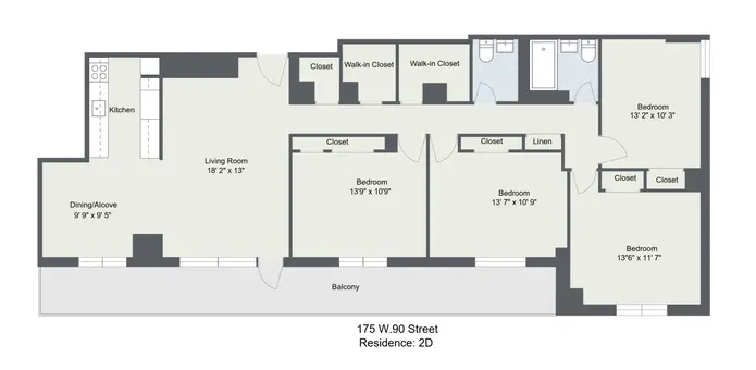 175 West 90th Street, #2D