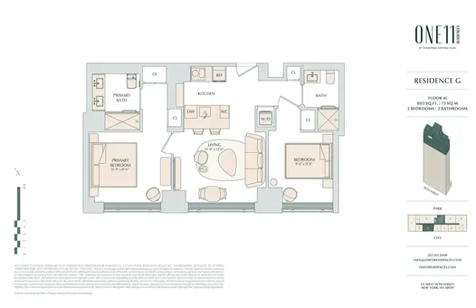 ONE11 Residences, 111 West 56th Street, #41G