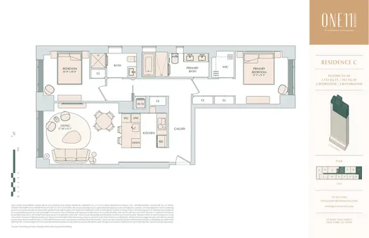 ONE11 Residences, 111 West 56th Street, #39C