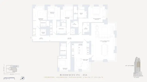 The Kent, 200 East 95th Street, #23A