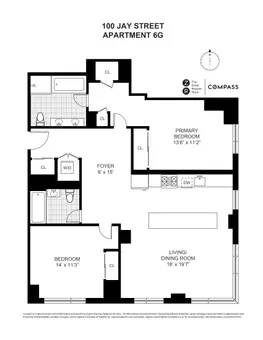 J Condominium, 100 Jay Street, #6G