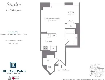 The Larstrand, 227 West 77th Street, #6H