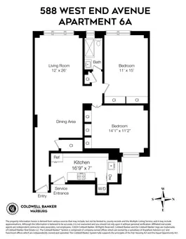 588 West End Avenue, #11A