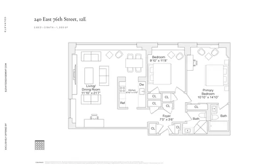 The Eastmore, 240 East 76th Street, #12E