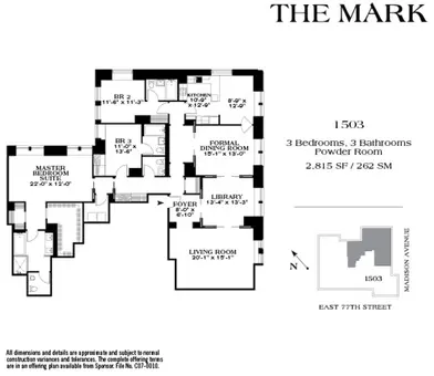 The Mark, 25 East 77th Street, #1503