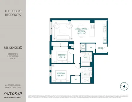The Rogers Residences, 625 Rogers Avenue, #3C