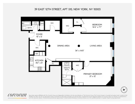 University Mews, 39 East 12th Street, #510