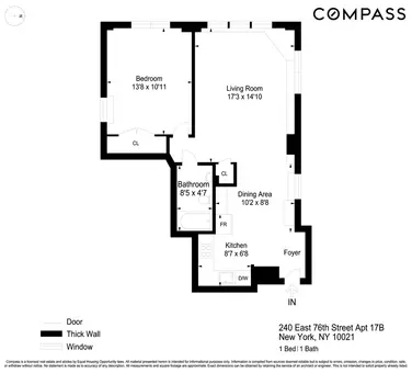 The Eastmore, 240 East 76th Street, #17B