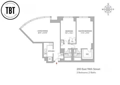 Carnegie Park Condominium, 200 East 94th Street, #2515