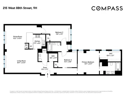 Merrion, 215 West 88th Street, #9H