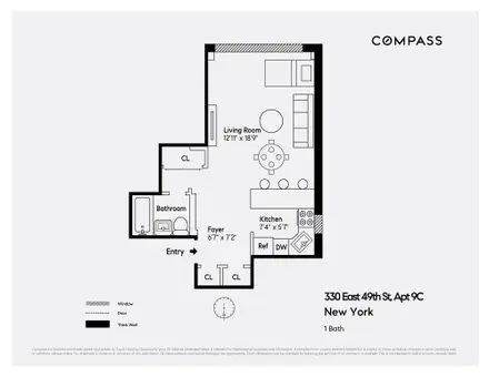 Beekman East, 330 East 49th Street, #9C