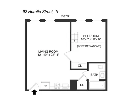 92 Horatio Street, #1I