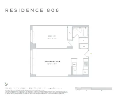 Carnegie Park Condominium, 200 East 94th Street, #806