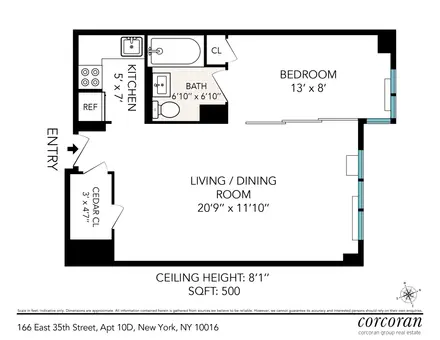 166 East 35th Street, #10D