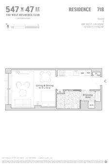 547 West 47th Street, #718