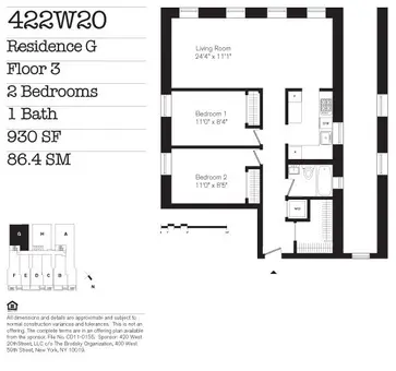 422 West 20th Street, #3G