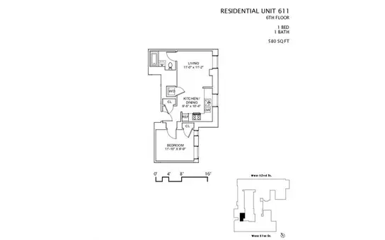 NINE52, 416 West 52nd Street, #611