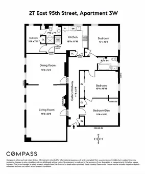 The Woodbury, 27 East 95th Street, #3W