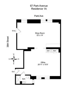 67 Park Avenue, #1A