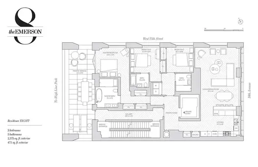 The Emerson, 500 West 25th Street, #8