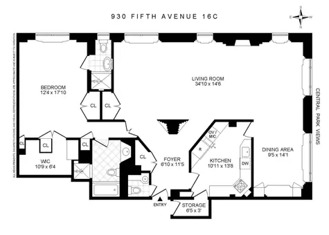 930 Fifth Avenue, #16C