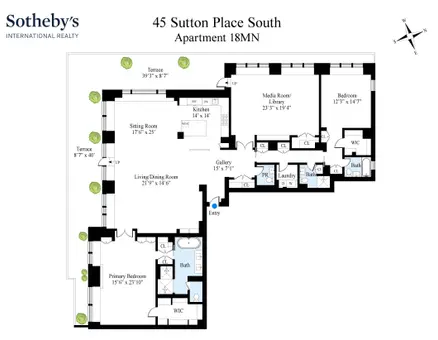 Cannon Point South, 45 Sutton Place South, #18MN