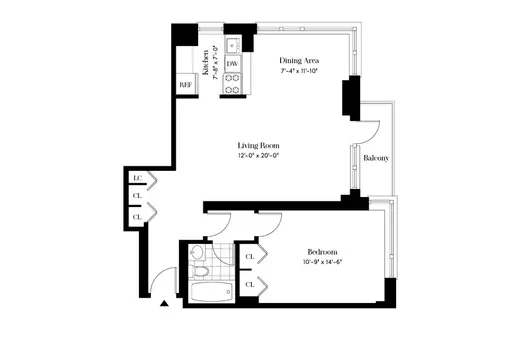 South Park Tower, 124 West 60th Street, #15L