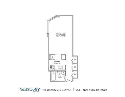 The Brevard, 245 East 54th Street, #10T