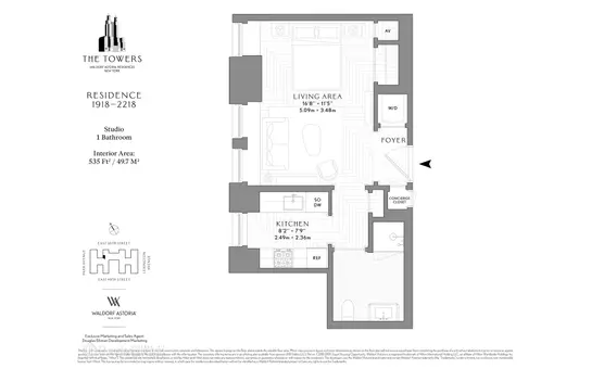 Waldorf Astoria Residences New York, 305 Park Avenue, #2118