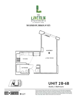 The Lincoln Apartments, 510 Flatbush Avenue, #6B