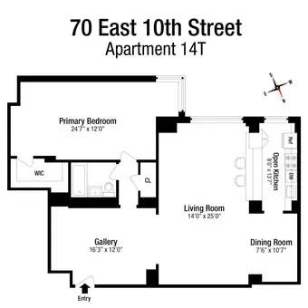 Stewart House, 70 East 10th Street, #14T