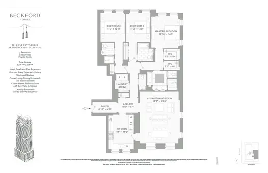 Beckford Tower, 301 East 80th Street, #15C