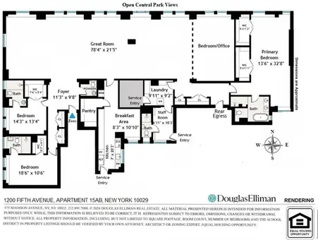 The Park View, 1200 Fifth Avenue, #15AB