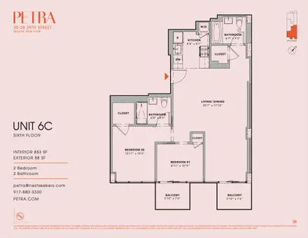 Petra, 30-38  29th Street, #6C